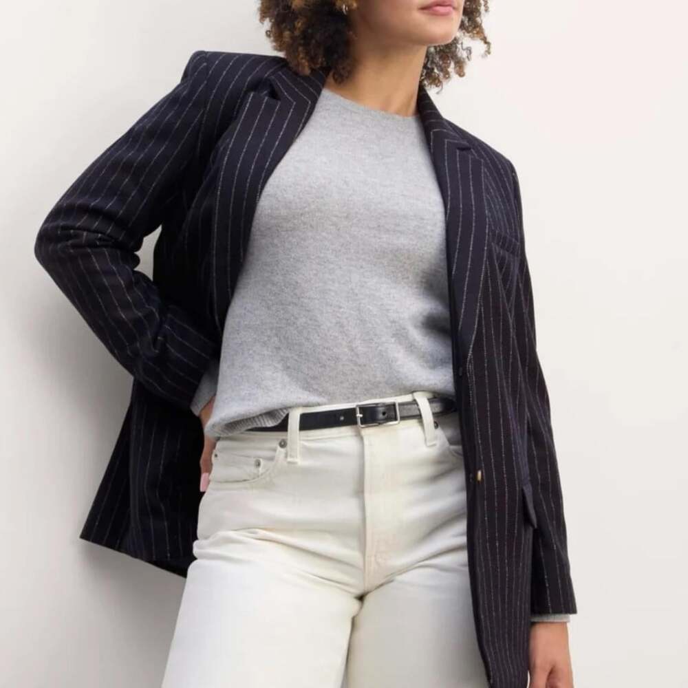 Everlane Women's Navy Coat
